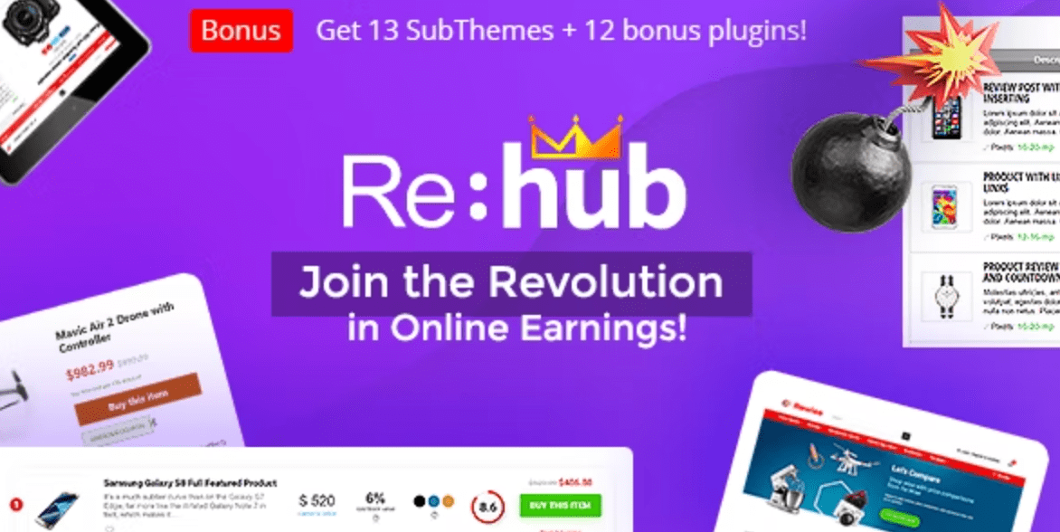 REHub WordPress Affiliate Theme