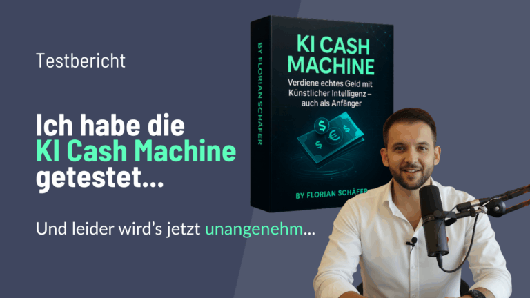 KI Cash Machine von Florian Schäfer Erfahrungen und Test